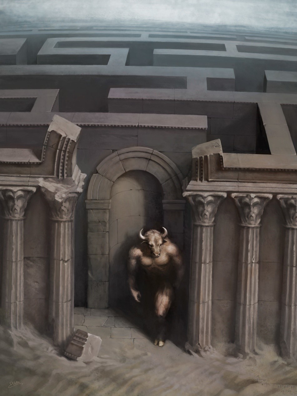 The Minotaur's Redemption “The House of Asterion” by Luis