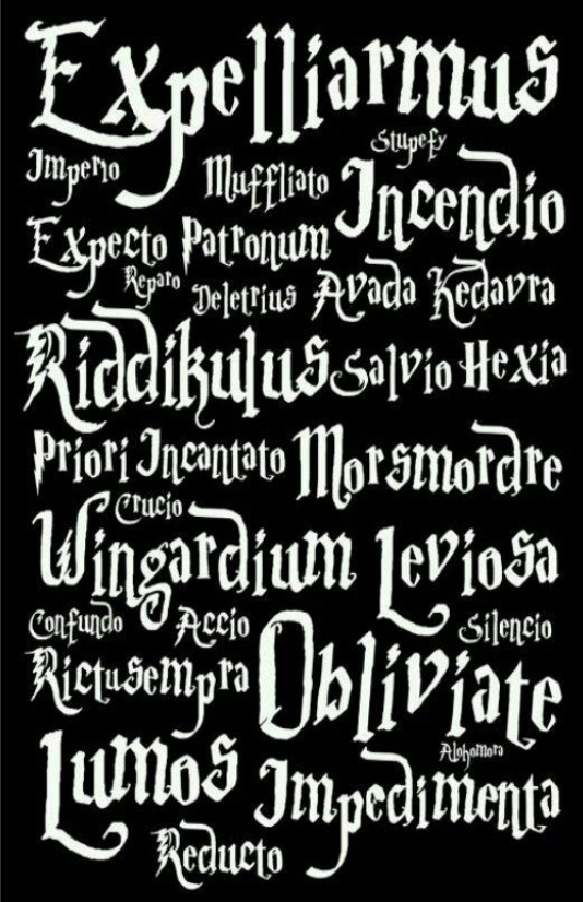 Latin derived spells and terms in Harry Potter